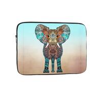 Borsa per computer da 43,2 cm con motivo elefante, borsa portatile per computer, adatta per viaggi d'affari e pendolarismo