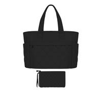 Borsa per computer portatile, a strati, borsa per computer aziendale, grande capacità, per viaggi, pendolari, casa, scuola, lavoro, riunioni, università, attività all'aperto, Nero , Refer to
