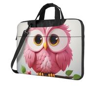 Borsa per computer portatile, borsa a tracolla con gufo, borsa a tracolla per computer da 14 pollici