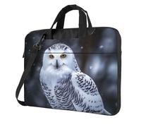 Borsa per computer portatile, borsa da trasporto Arctic Owl Messenger borsa a tracolla borsa per computer, Nero, 13 inch