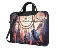 Borsa per computer portatile, borsa da trasporto con acchiappasogni nativi americani, borsa a tracolla per computer da 14 pollici