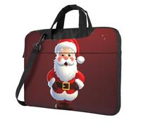 Borsa per computer portatile carino Babbo Natale Messenger borsa a tracolla antiurto custodia per computer portatile custodia per computer valigetta da 14 pollici