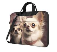 Borsa per computer portatile carino Chihuahua Messenger borsa a tracolla antiurto custodia per computer portatile custodia per computer portatile valigetta da 13 pollici