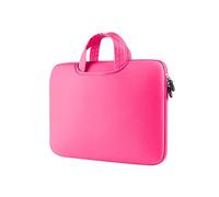 Borsa per computer portatile colorata e peluche disponibile per lavoro e borsa tessuta di classe, Rosa acceso, 48.5 EU