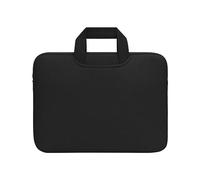 Borsa per computer portatile colorata e peluche disponibile per lavoro quotidiano e lezioni piccole borse da donna, Nero , 48.5 EU