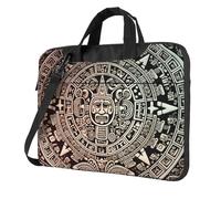 Borsa per computer portatile, con calendario Maya, fine del mondo, borsa a tracolla con tracolla, borsa per computer da 35,6 cm