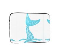 Borsa per computer portatile con stampa a coda di sirena, custodia per laptop da 15", adatta per viaggi e viaggi di lavoro