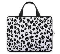 Borsa per computer portatile con stampa dalmata divertente custodia protettiva per tablet valigetta con manico da 17 pollici