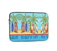 Borsa per computer portatile con stampa tavola da surf, custodia per laptop da 17", adatta per viaggi e viaggi di lavoro