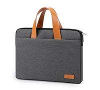 Borsa per computer portatile da 13-15 pollici borsa da trasporto per lavoro borsa per computer portatile manica borsa per computer per uomo donna, Grigio
