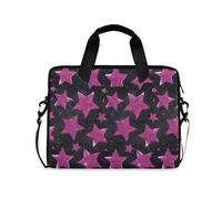 Borsa per computer portatile da 16 15,6 pollici nero gotico luna ragnatele e pipistrelli, borsa per laptop per donne uomini studenti lavoro, borsa a tracolla da viaggio messenger tote case maniche