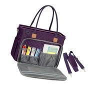 Borsa per computer portatile di grande capacità per insegnante borse messaggeri computer borsa a tracolla borsa da lavoro ufficio borse regalo borsa messenger computer, Viola, One Size