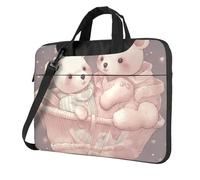 Borsa per computer portatile per donne e uomini, borsa per computer portatile, cartella con stelle nel cestino, borsa a tracolla per laptop, borsa da lavoro per viaggi e ufficio