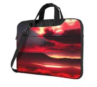 Borsa per computer portatile, valigetta per donne, borsa per computer, borsa messenger, per ufficio, viaggi, affari, nero, 14 inch