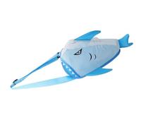 Borsa per Conchiglie per Bambini,Tracolla a Squalo Design Cartone Animato,Capiente e pieghevole per raccogliere conchiglie | per Famiglia Bambini Estate Vacanza Mare Piscina Viaggio