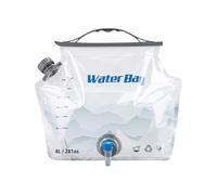 Borsa per contenitore d'acqua da campeggio,borsa per l'acqua pieghevole - borraccia portatile pieghevole - bottiglia d'acqua pieghevole congelabile pieghevole senza perdite da 8 l, con borsa