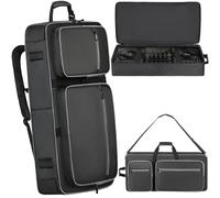 Borsa per controller DJ compatibile con DDJ 800, FLX6, SX SX2, SX3, MC7000, Rane One, Mixon 8 Pro, custodia morbida con tasche multiple, custodia per DJ e accessori (piccola)