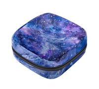 Borsa per coppette mestruali con cerniera, sacchetti per assorbenti igienici, misterioso, universo, cielo stellato, spazio, morbidi tamponi per ragazze, donne e donne