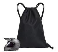 Borsa per copricapo da moto, borsa con coulisse per copricapo, Borsa per trasporto del copricapo da ciclismo con grande capacità, Borsa portatile da esterno per trasportare copricapo in modo sic