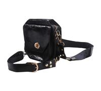 Borsa per coscia Steampunk - versatile pelle PU, pratico scomparto sicuro, accessorio da viaggio durevole, comodo supporto ergonomico per gambe, facile da trasportare | escursionismo, Nero , vedi