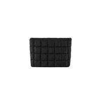 borsa per cosmetici Borsa da viaggio con pochette e design trapuntato, grande capacità, con cerniera, portatile, for donne e ragazze borsa da trucco(Svart)