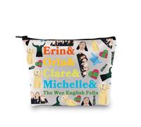 Borsa per cosmetici con cerniera per sorelle Michael Derry e ragazze Show Gift Sister Michael Fans Gift The Wee English Fella, Wee English Fella 2uk, alla moda