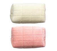 Borsa Per Cosmetici Da Donna, 2 Pezzi, Borsa Per Cosmetici In Cotone, Borsa Per Ragazze, Borsa Da Toilette Da Viaggio Multifunzionale, Adatta Per Gli Spostamenti Quotidiani E I Viaggi