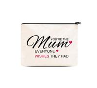 Borsa per cosmetici da donna, per mamma, nonna, regalo di compleanno da figlia, figlio, organizer per nonna, regalo di ringraziamento per lei, Mummy, S