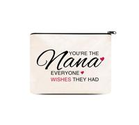 Borsa per cosmetici da donna, per mamma, nonna, regalo di compleanno da figlia, figlio, organizer per nonna, regalo di ringraziamento per lei, Nana., S