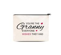 Borsa per cosmetici da donna, per mamma, nonna, regalo di compleanno da figlia, figlio, organizer per nonna, regalo di ringraziamento per lei, Nonna, S