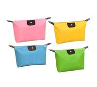 Borsa per cosmetici da viaggio da 4 pezzi, borsa per prodotti per la cura della pelle, borsa per cosmetici portatile, borsa da toilette da donna, borsa pieghevole