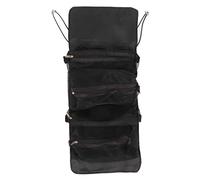 Borsa per Cosmetici da Viaggio Portatile Pieghevole 4 in 1, Borsa per Cosmetici Staccabile, Organizer per Borse da Trucco da Appendere, Borsa Grande per Cosmetici per Donne e Ragazze(Nero)