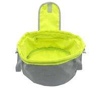 Borsa per cosmetici grande portatile con coulisse, borsa da viaggio per trucchi a forma di botte, borsa per cosmetici in poliestere, borsa per cosmetici per donne e ragazze che viaggiano con articoli
