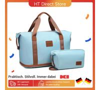Borsa per cosmetici Kono 36L borsa sportiva separata impermeabile bagaglio a mano e borsa per la spesa per donna e uomo Viola