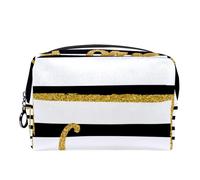 Borsa per cosmetici per donna,borsa per trucco piccola per borsa,amore d'oro disegnato a mano,Borsa per cosmetici da viaggio,Custodia per il trucco