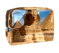 Borsa per cosmetici per donna,borsa per trucco piccola per borsa,architettura antica dell'egitto,Borsa per cosmetici da viaggio,Custodia per il trucco