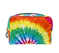 Borsa per cosmetici per donna,borsa per trucco piccola per borsa,arcobaleno turbinio legato,Borsa per cosmetici da viaggio,Custodia per il trucco