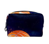 Borsa per cosmetici per donna,borsa per trucco piccola per borsa,basket spaziale cosmico,Borsa per cosmetici da viaggio,Custodia per il trucco