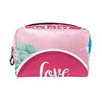 Borsa per cosmetici per donna,borsa per trucco piccola per borsa,biglietto d'amore per la festa della mamma,Borsa per cosmetici da viaggio,Custodia per il trucco