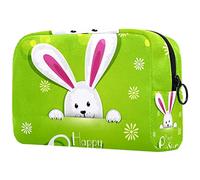 Borsa per cosmetici per donna,borsa per trucco piccola per borsa,buona pasqua coniglio,Borsa per cosmetici da viaggio,Custodia per il trucco