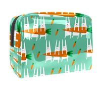 Borsa per cosmetici per donna,borsa per trucco piccola per borsa,conigli e carote,Borsa per cosmetici da viaggio,Custodia per il trucco