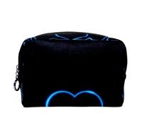 Borsa per cosmetici per donna,borsa per trucco piccola per borsa,cuore d'amore,Borsa per cosmetici da viaggio,Custodia per il trucco