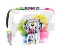 Borsa per cosmetici per donna,borsa per trucco piccola per borsa,elefante dell'acquerello,Borsa per cosmetici da viaggio,Custodia per il trucco