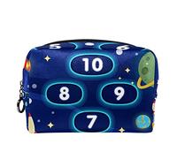 Borsa per cosmetici per donna,borsa per trucco piccola per borsa,gioco spaziale del razzo dei cartoni animati,Borsa per cosmetici da viaggio,Custodia per il trucco