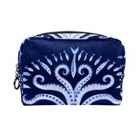 Borsa per cosmetici per donna,borsa per trucco piccola per borsa,pesce diavolo dell'oceano,Borsa per cosmetici da viaggio,Custodia per il trucco