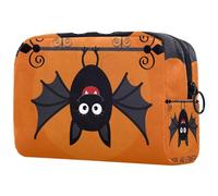 Borsa per cosmetici per donna,borsa per trucco piccola per borsa,pipistrello di halloween del fumetto,Borsa per cosmetici da viaggio,Custodia per il trucco