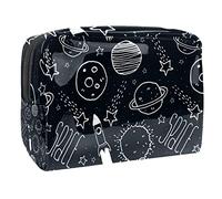 Borsa per cosmetici per donna,borsa per trucco piccola per borsa,razzo pianeta spaziale,Borsa per cosmetici da viaggio,Custodia per il trucco