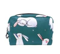 Borsa per cosmetici per donna,borsa per trucco piccola per borsa,simpatici conigli dei cartoni animati,Borsa per cosmetici da viaggio,Custodia per il trucco