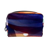 Borsa per cosmetici per donna,borsa per trucco piccola per borsa,tramonto 4 luglio nel giorno della dipendenza,Borsa per cosmetici da viaggio,Custodia per il trucco