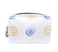 Borsa per cosmetici per donna,borsa per trucco piccola per borsa,turbinio dell'acquerello,Borsa per cosmetici da viaggio,Custodia per il trucco